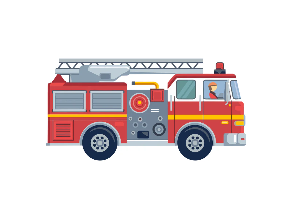 Fire Truck Clipart PNG