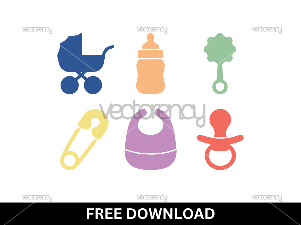 Baby Supplies SVG Free