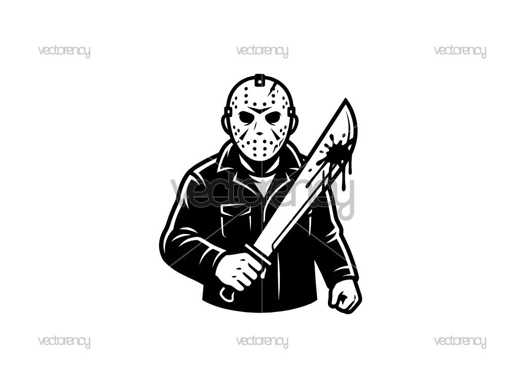 Jason Voorhees SVG PNG EPS DXF
