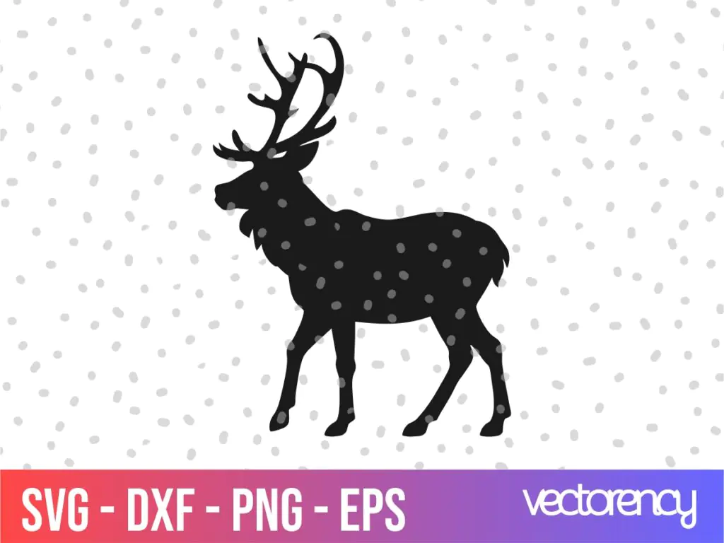 Reindeer Clipart SVG Cricut