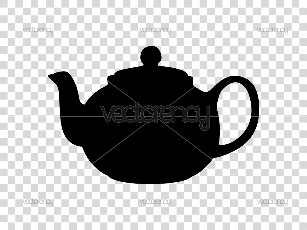 Teapot Silhouette SVG