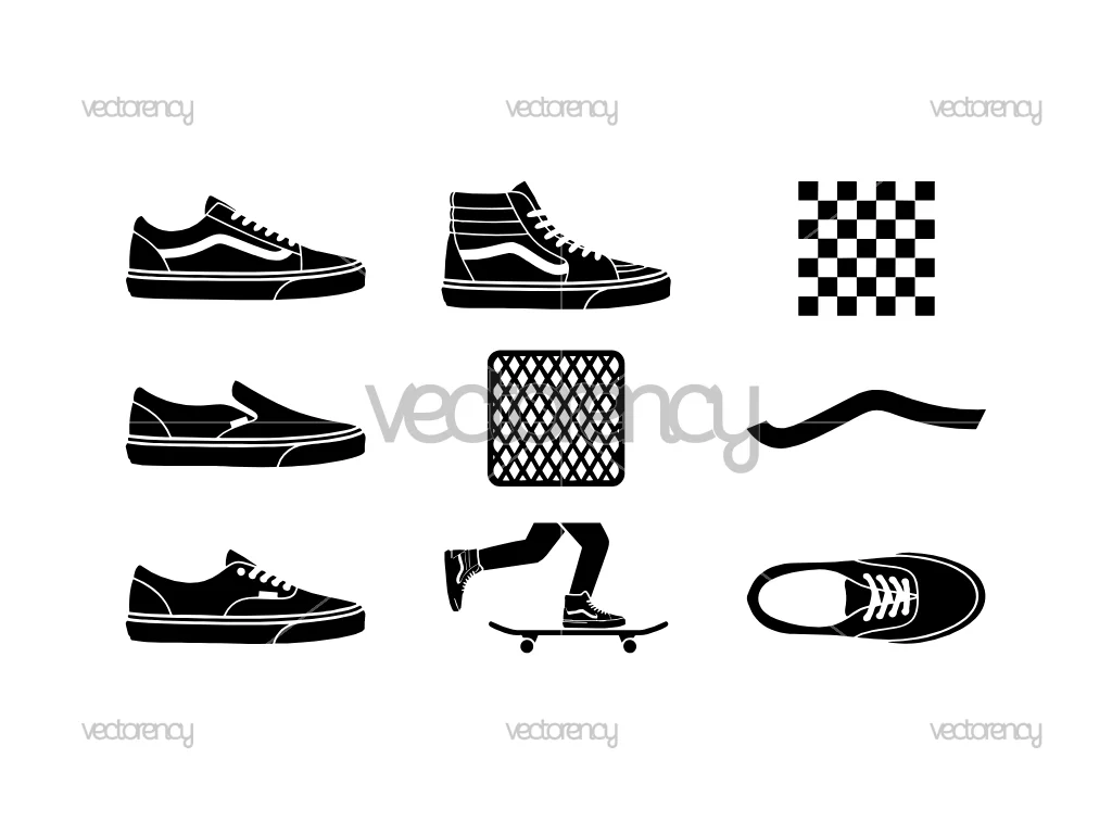 Vans SVG Clipart Image Vector