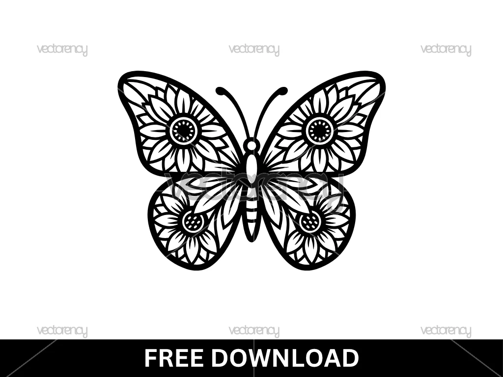 Butterfly Cricut SVG File Free