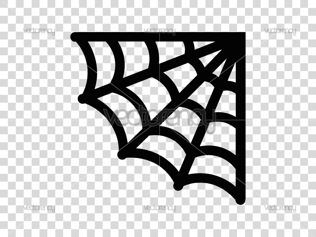 Spiderweb Cut File Corner Design for DIY Halloween Projects