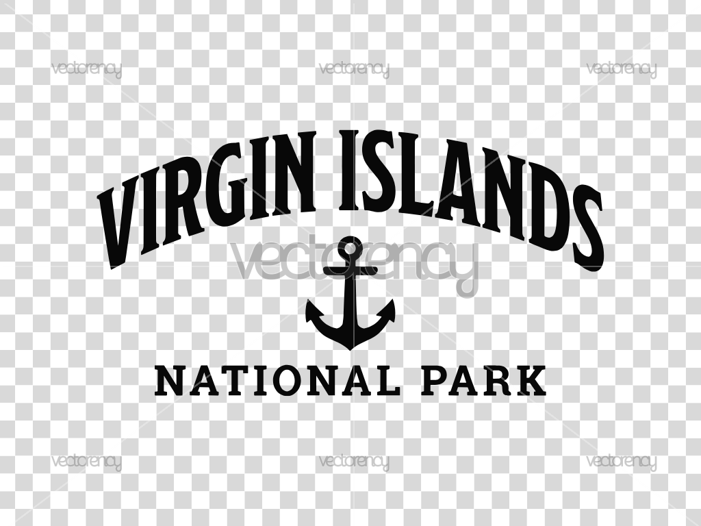 Virgin Islands National Park SVG Vector Premium