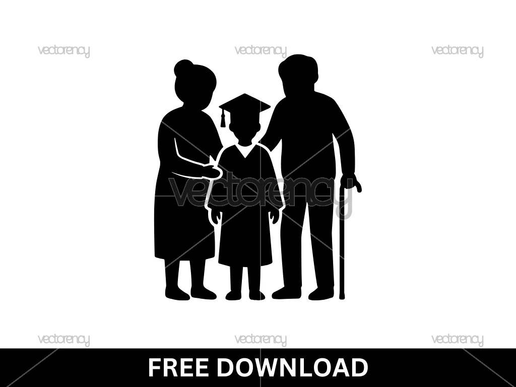Grandparents Grandchild Graduation Ceremony SVG Free