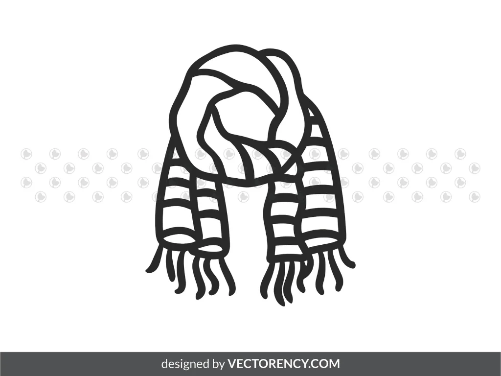 Winter Scarves SVG