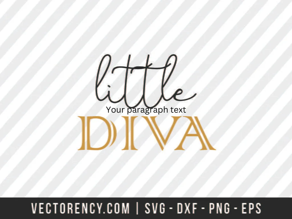 Little Diva SVG