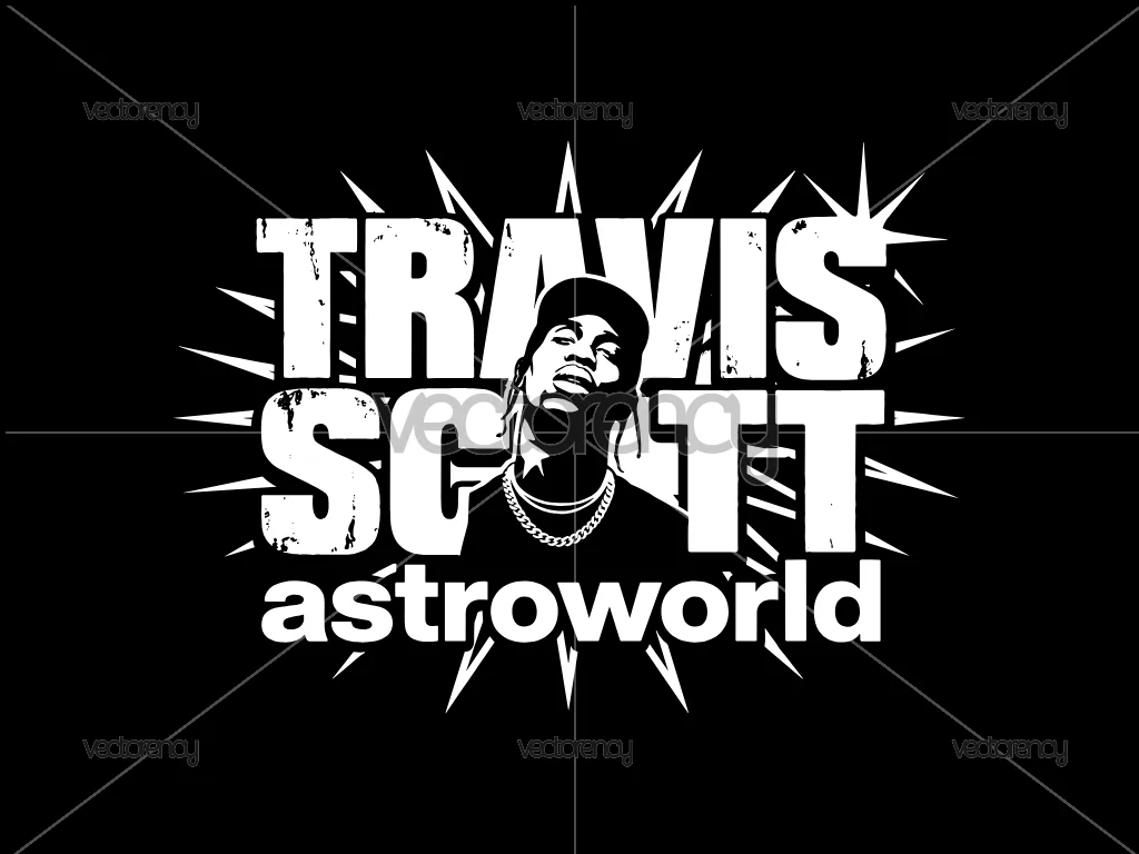 Travis Scott Astroworld Design Vector Premium Download