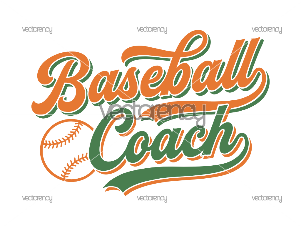 Baseball Coach Gift SVG PNG Decal Tumbler