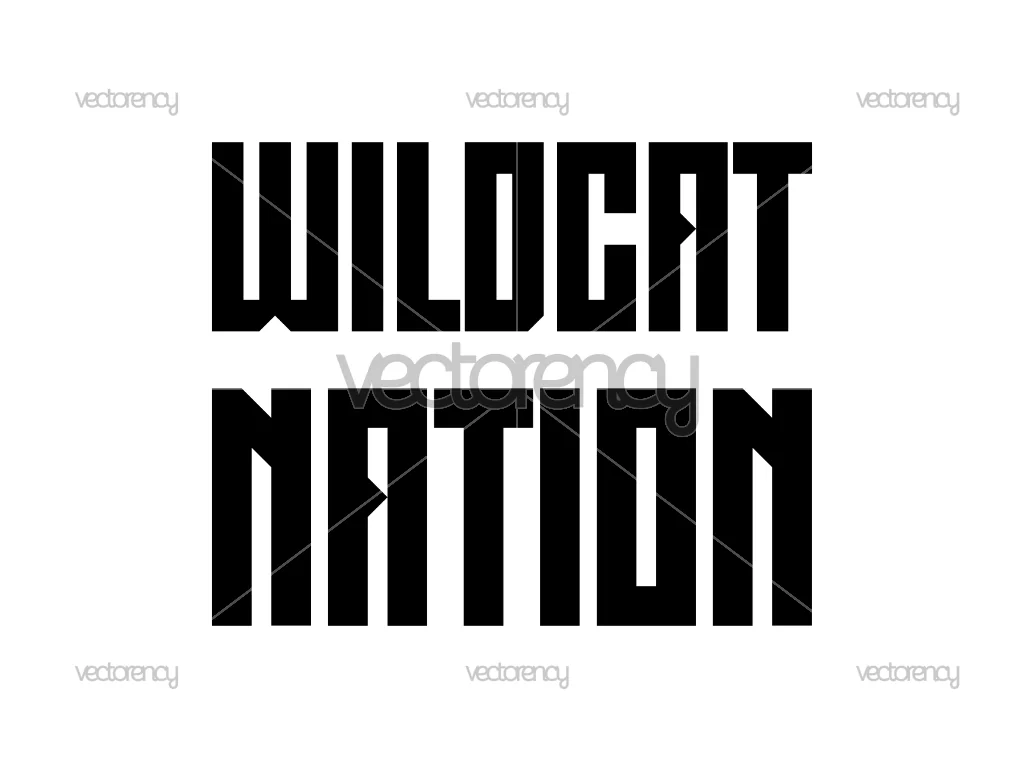 Wildcat Nation SVG Cut File