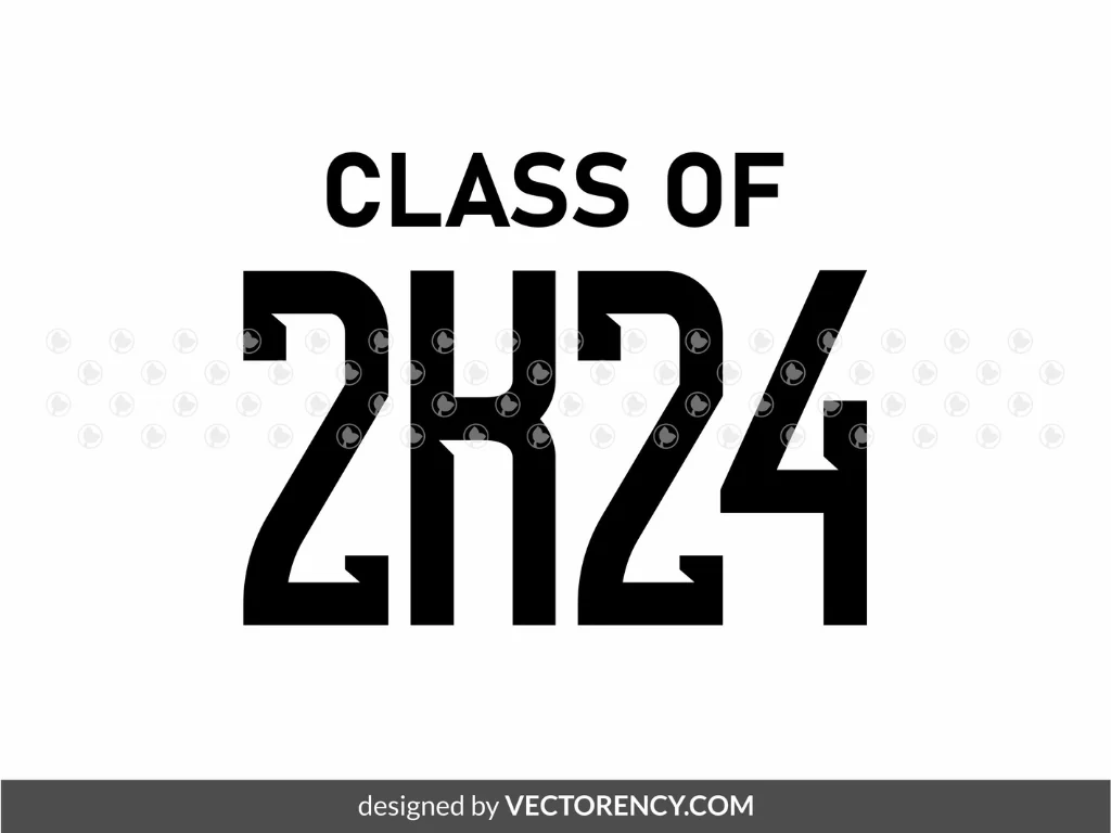 Class of 2k24 SVG For Cricut Free