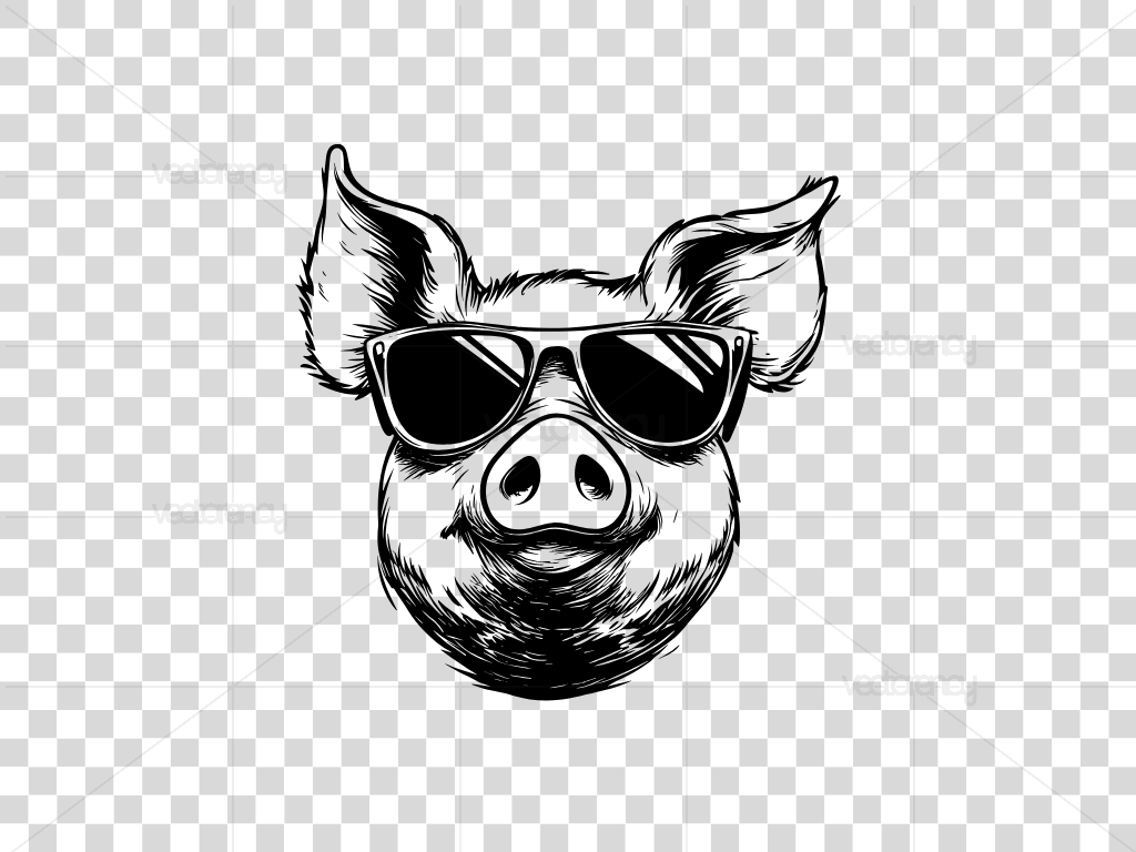 Piggy Clipart Image SVG
