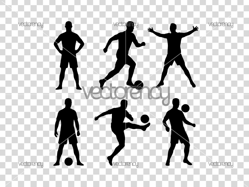 Cristiano Ronaldo Silhouette Vector Image