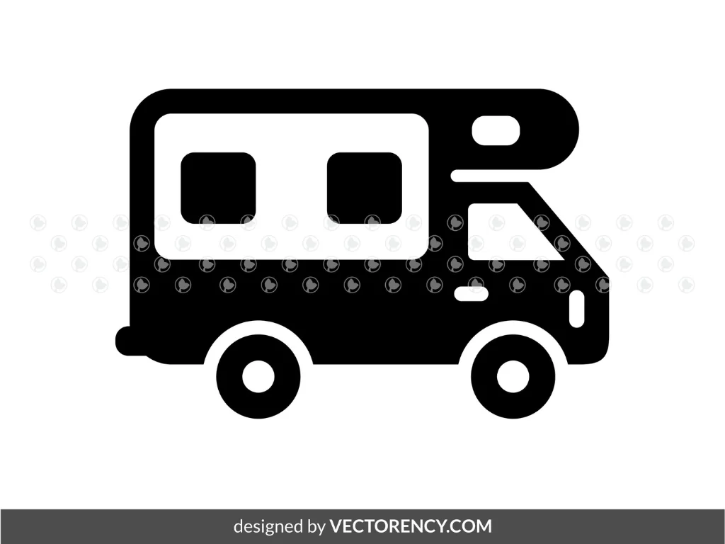 Icon Camper Van SVG