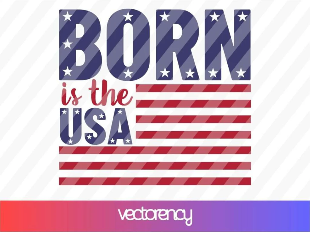 Born in the USA SVG