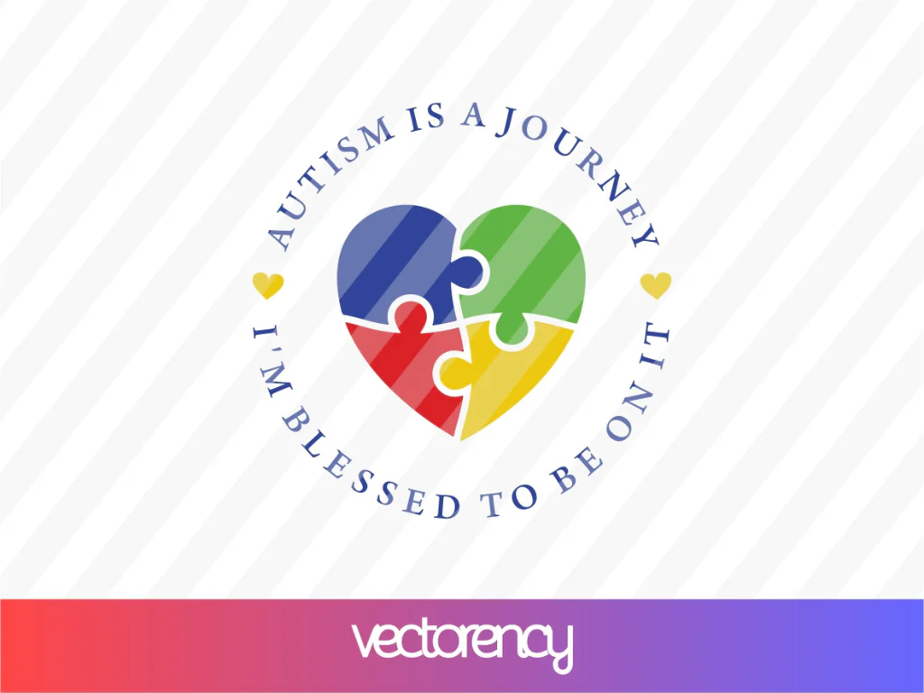 Autism is a Journey, I’m Blessed to be on it SVG Cut File