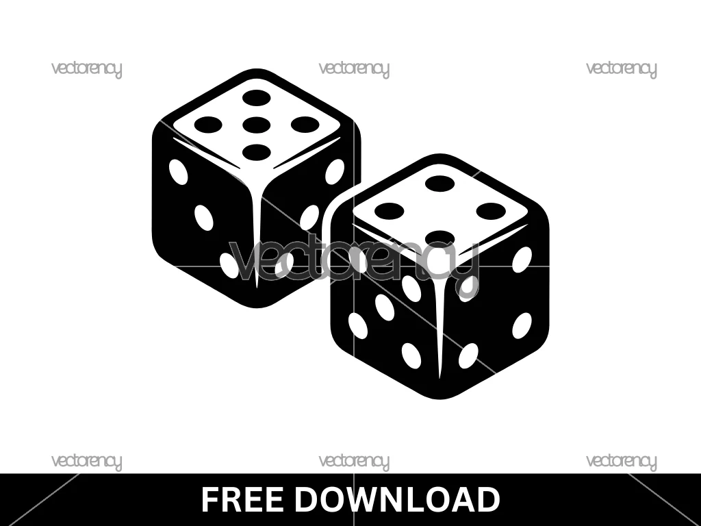 Dice Vector SVG Free