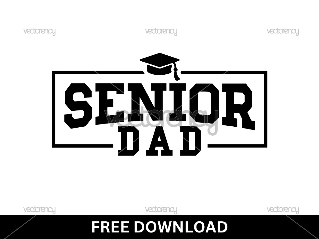 Free SVG Cut File Senior Dad Image Download