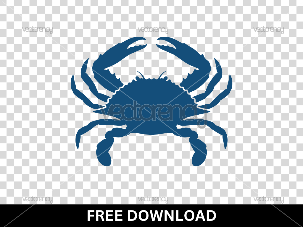 Blue Crab SVG Free