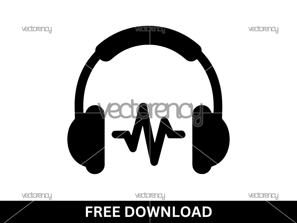 Headphones Music SVG Cut File