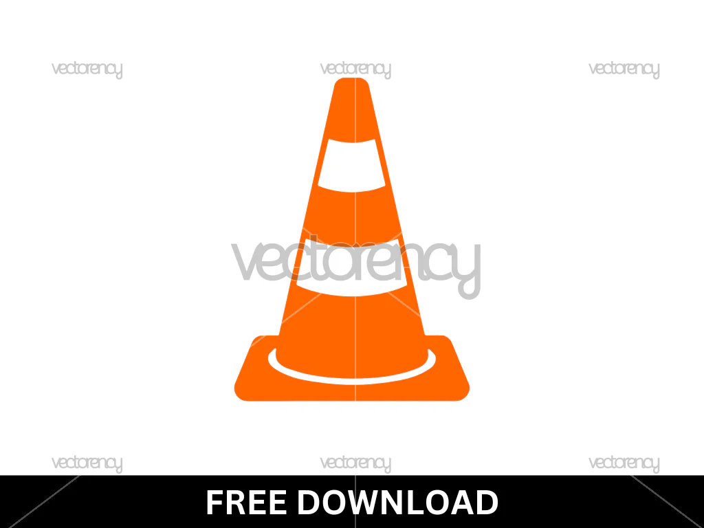 Free Traffic Cone Vector