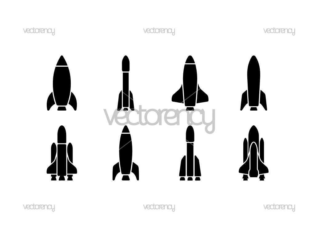 Rocket Clipart SVG Image