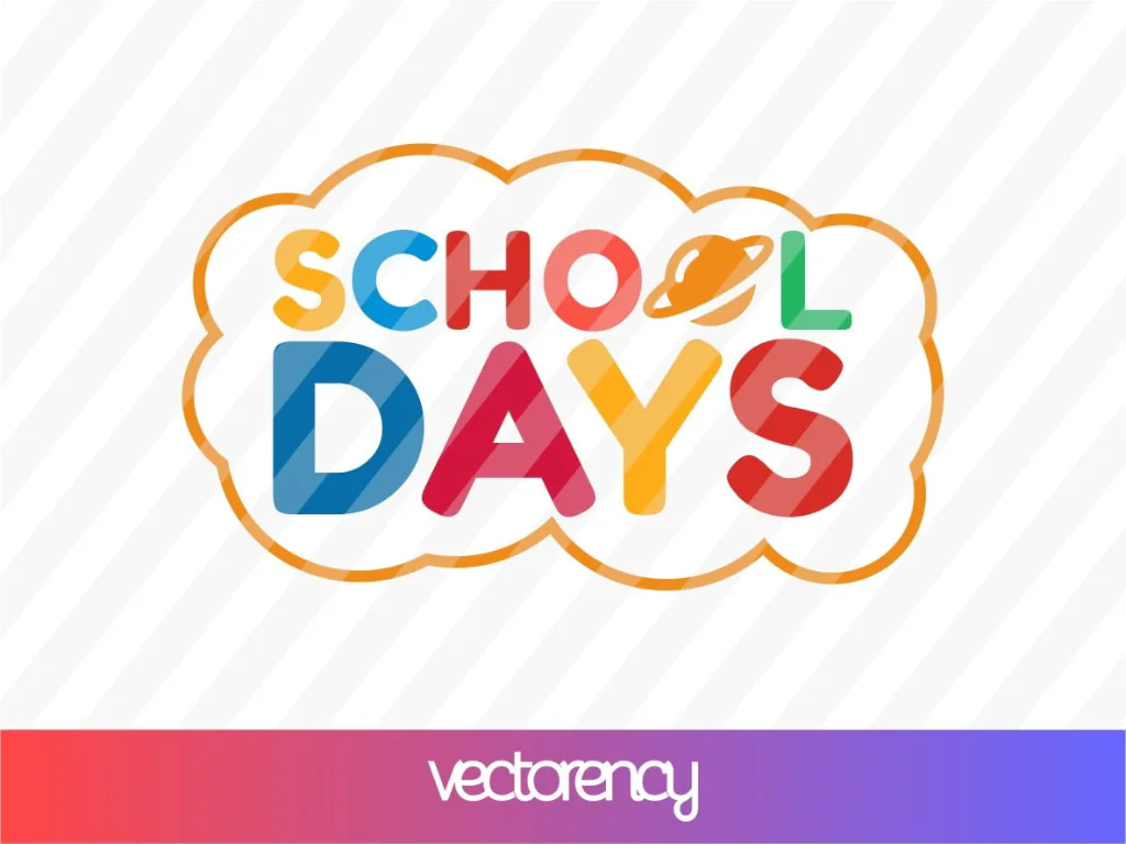 School Days SVG Files