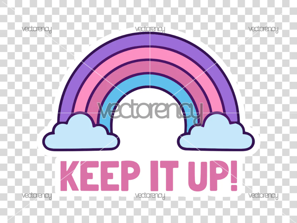 Keep It Up! Sticker File PNG