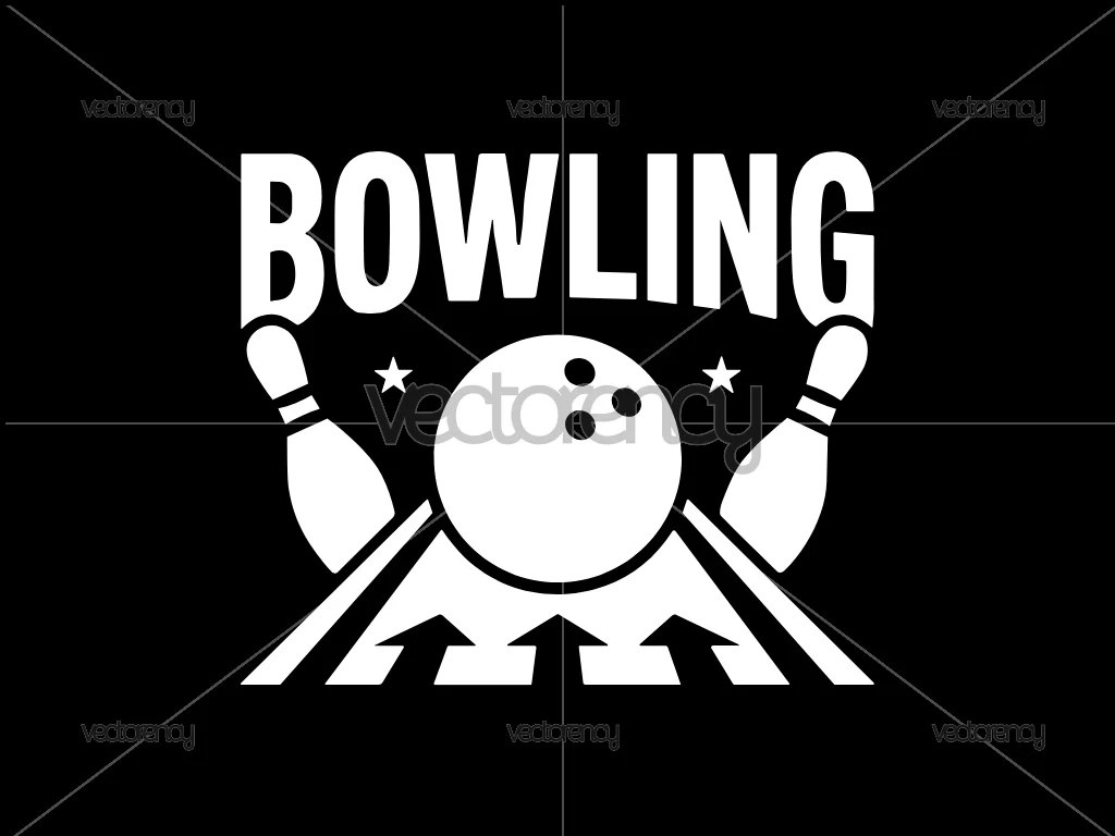 Bowling SVG Cut File Vector