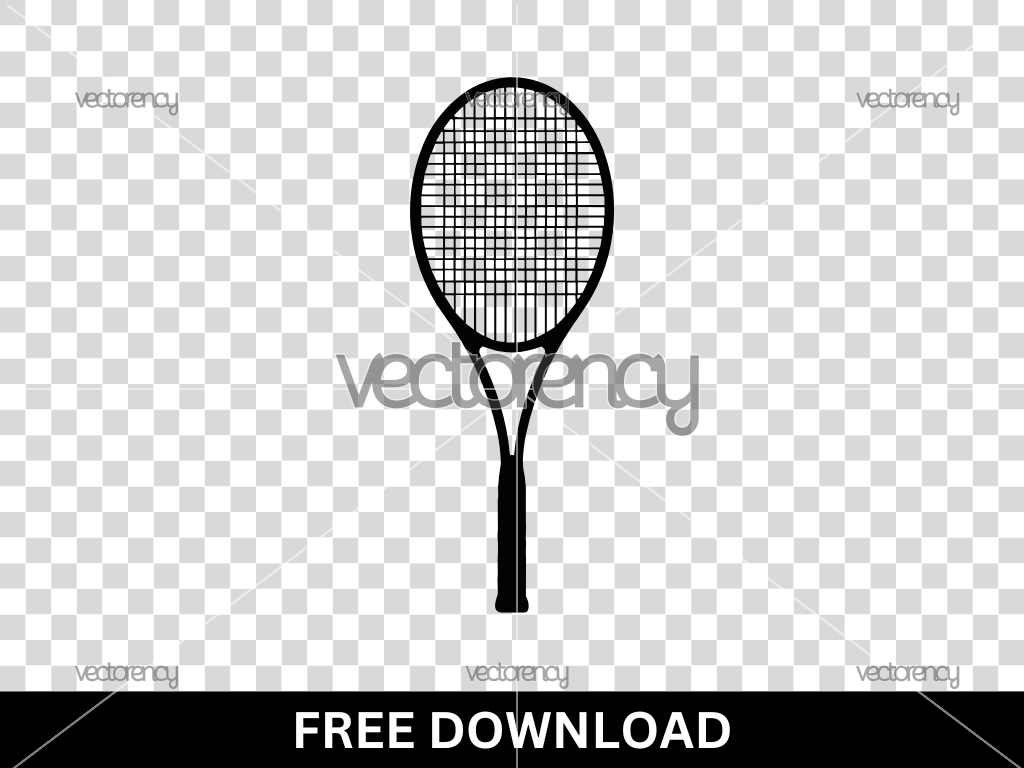 Tennis Racket Vector SVG Free