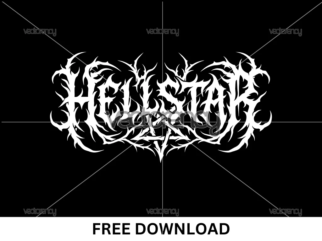 Metal Band Hellstar SVG Free