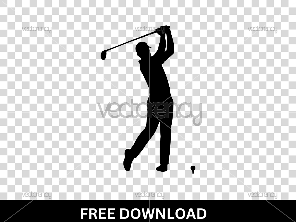 Free Golf Silhouette SVG
