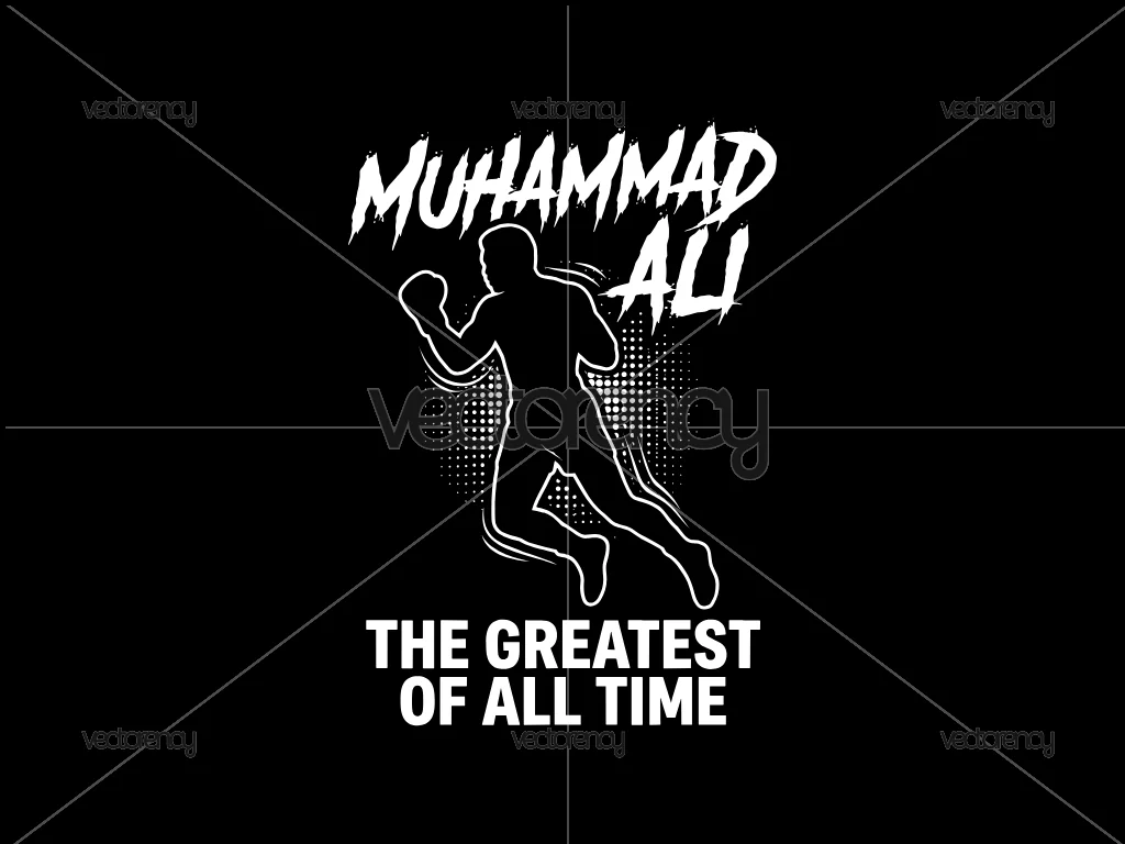 Muhammad Ali Premium T-Shirt Graphic Design