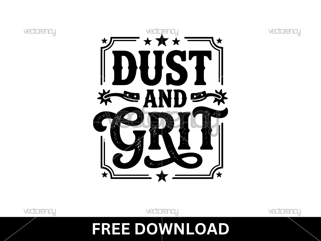 Dust and Grit SVG Design Free