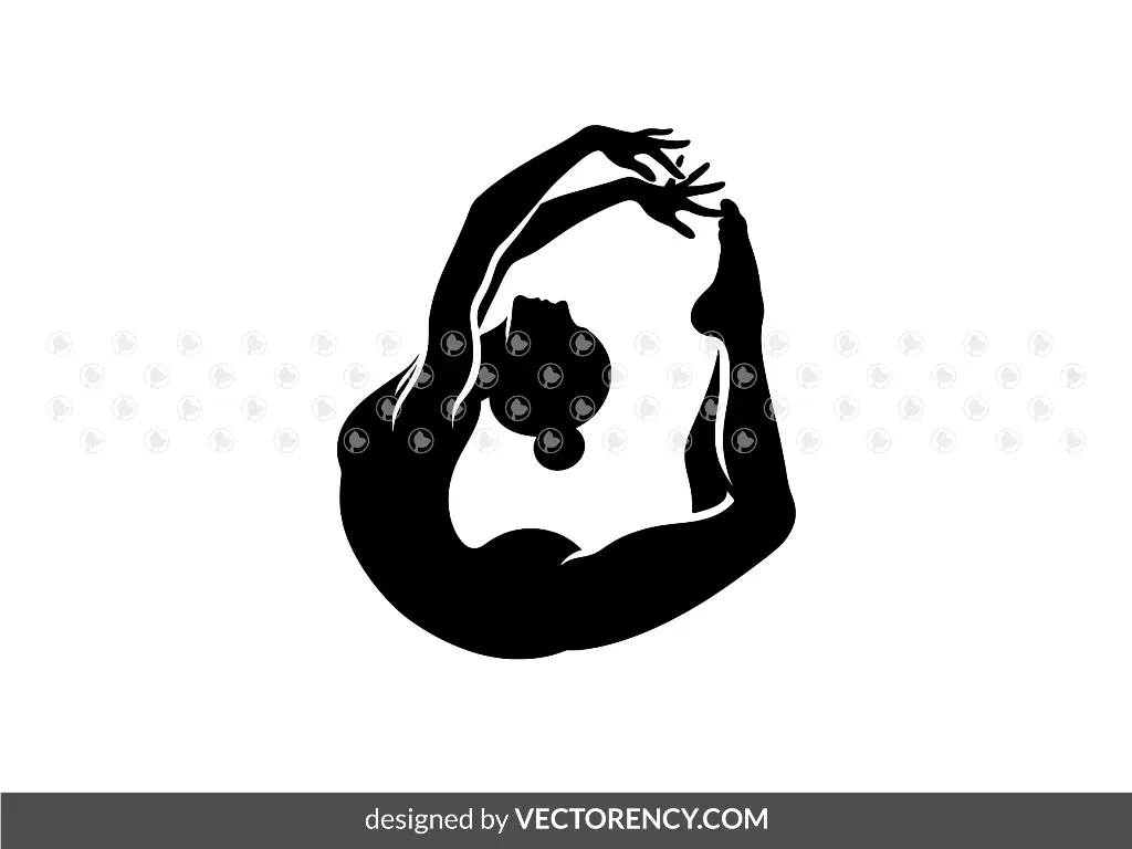 Silhouette Vector Gymnastics