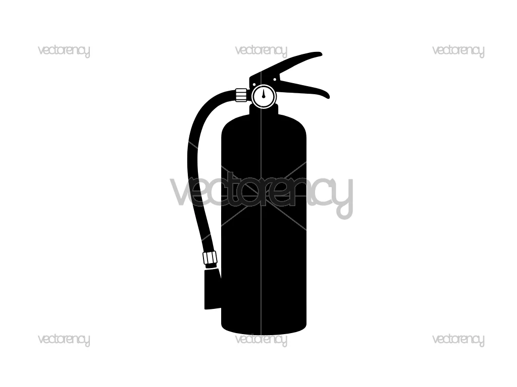 Fire Extinguisher SVG Vector Image