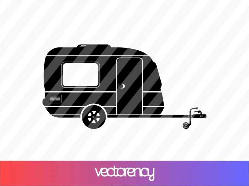 Caravan SVG Silhouette