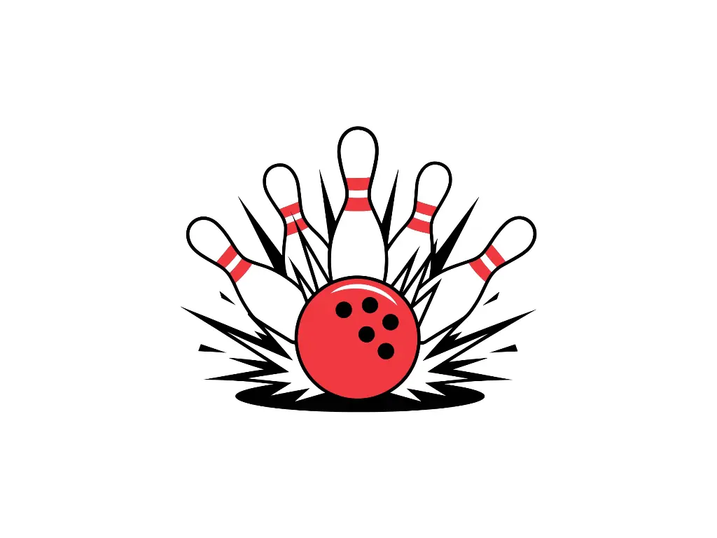 Bowling Ball  Clipart Image SVG EPS PNG