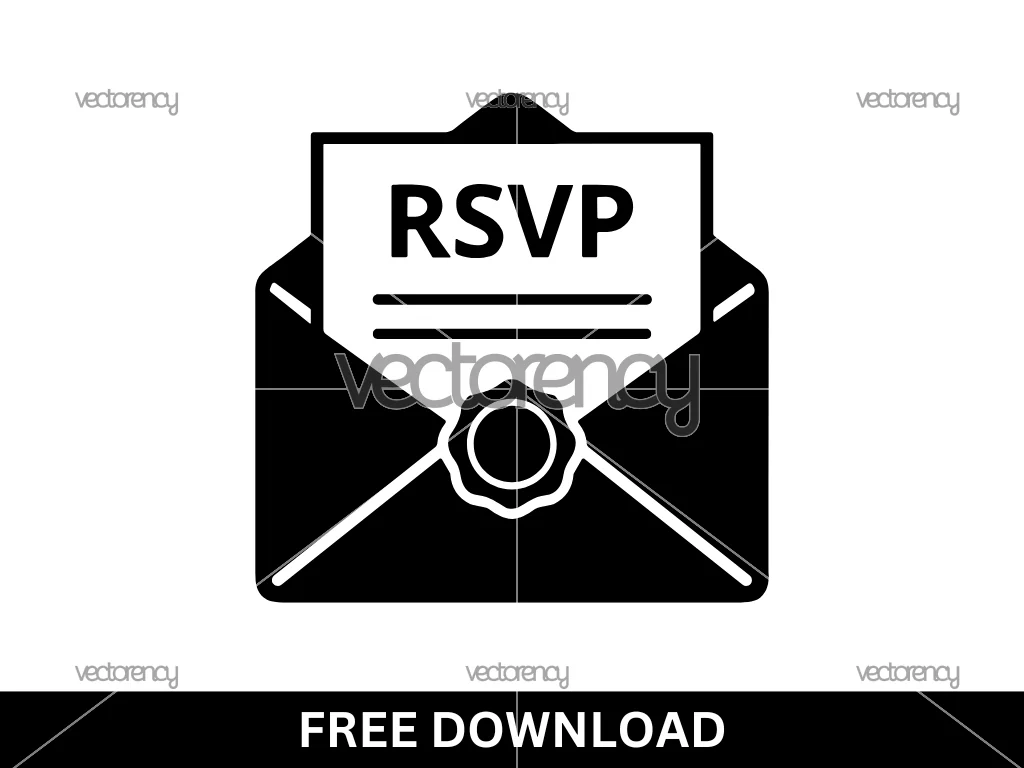 RSVP Icon SVG Cricut