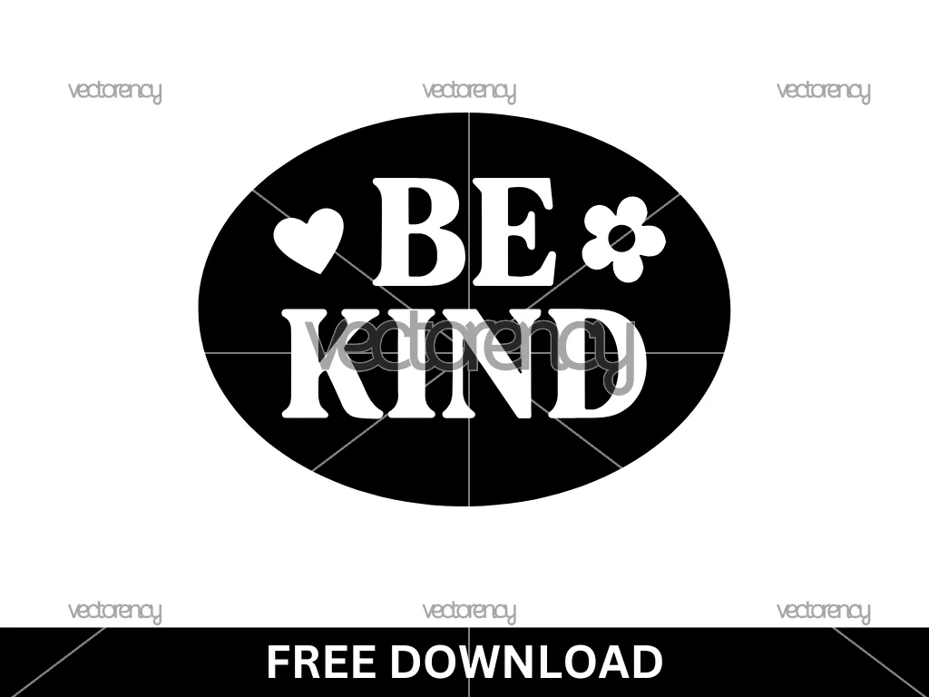 Be Kind SVG Free