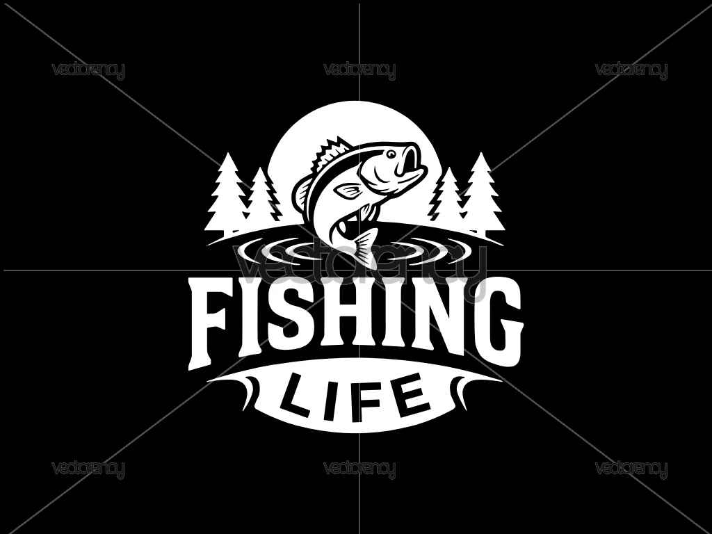Cricut Fishing SVG Image Vector