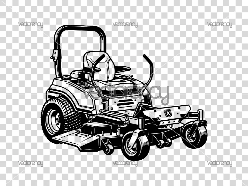Residential Zero Turn Mowers PNG SVG Vector Image