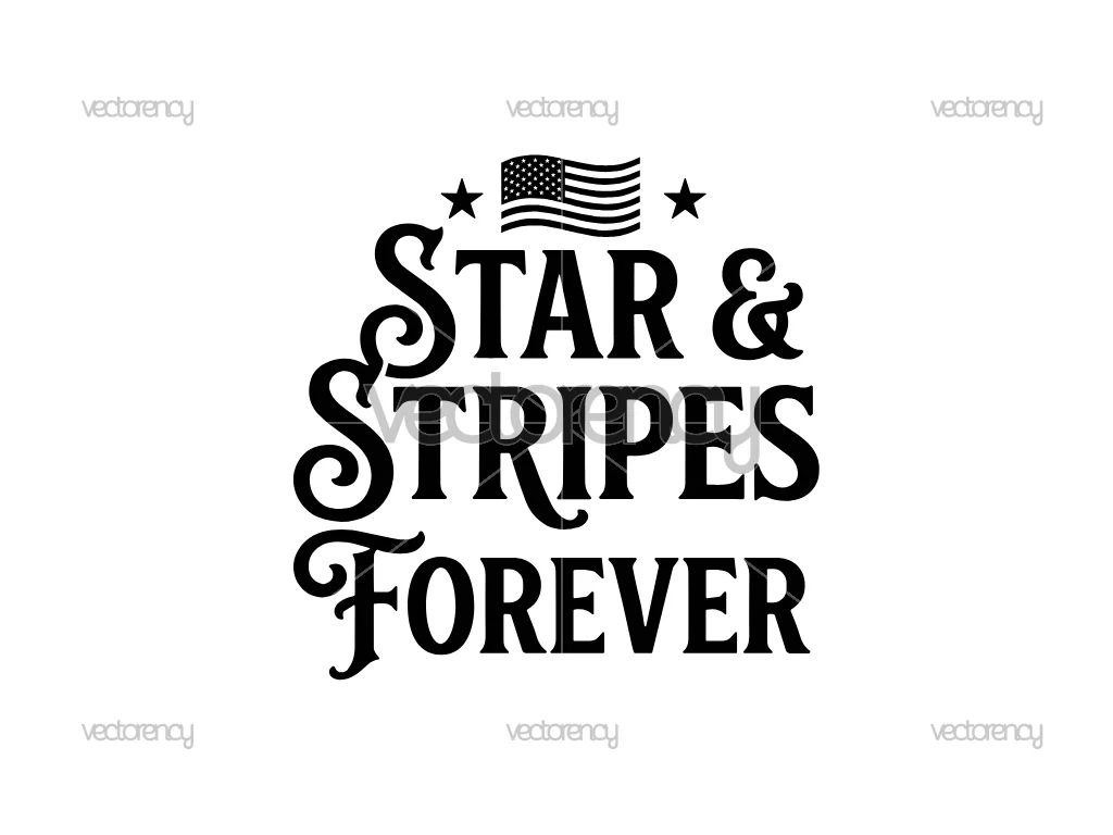 Stars and Stripes Forever SVG