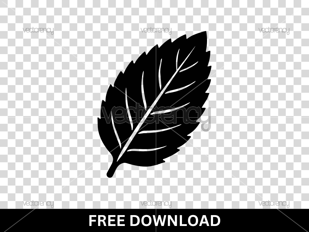 Peppermint Leave SVG Stock Free