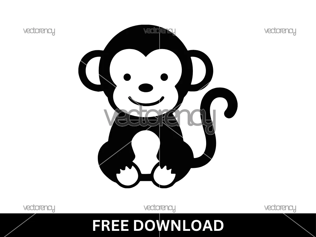Free Monkey SVG Cricut