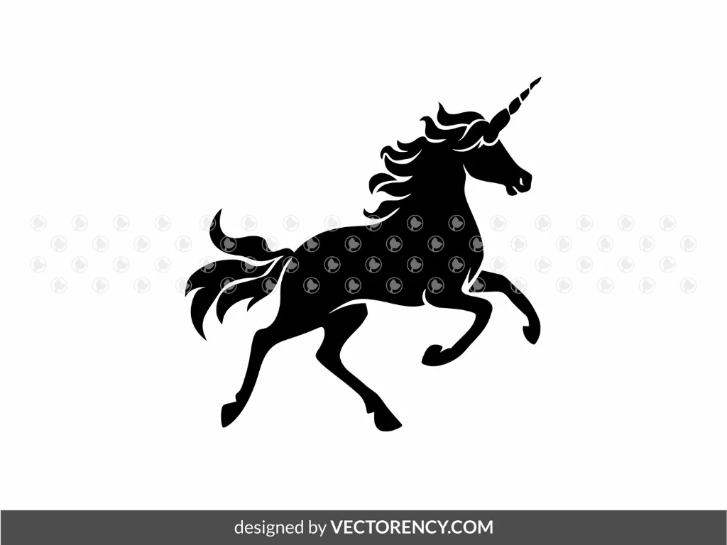 Unicorn SVG Silhouette