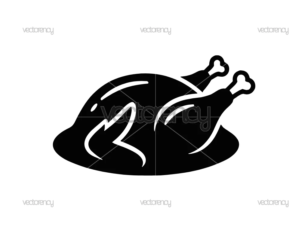 Cooked Turkey SVG