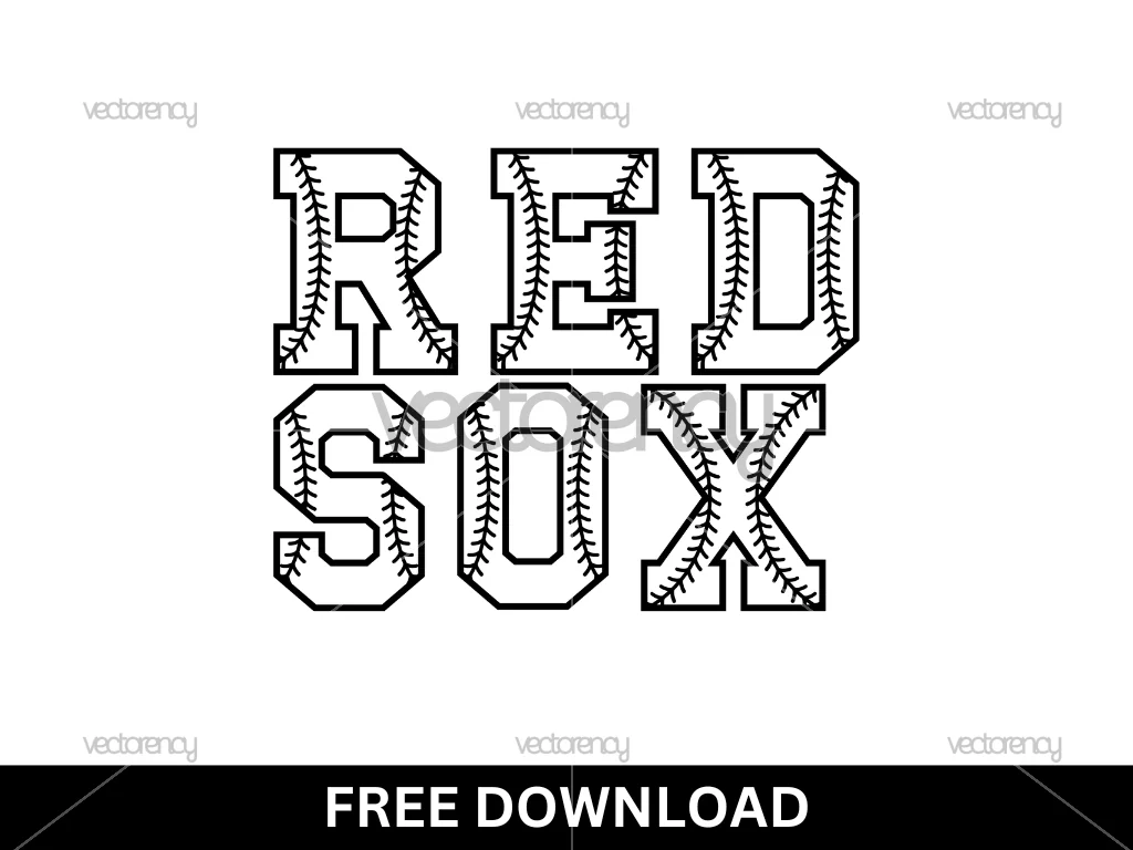 Free Red Sox SVG