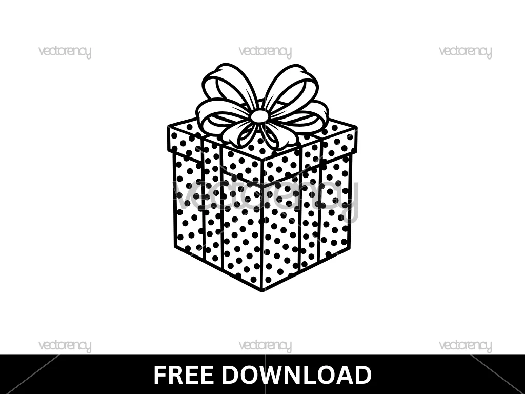 Christmas Present SVG Free
